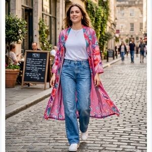 Sears Pink Floral Women's Robe